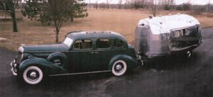 Interior, Bowlus Trailer