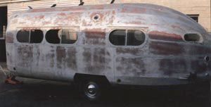 Before, Bowlus Trailer